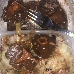Oxtails????? Was what they said  but it was NOT