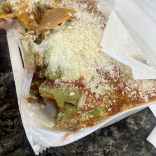 Nachos de asada