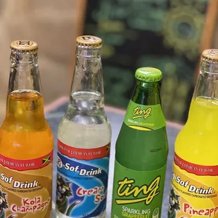 Just some of the Jamaican sodas they have in their cooler