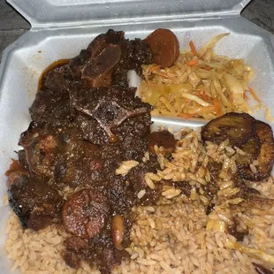 Oxtail plate (dinner)