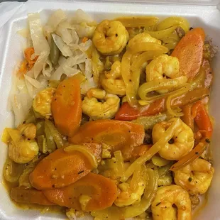 Curry shrimp