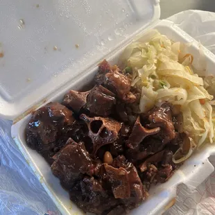 Small oxtail platter