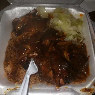 This Jerk chicken so dam good r.i.p. to my mother but I would bring her back from the grave and smack the hell outta her this chicken