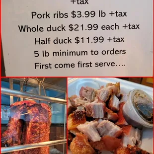 Roasted Pork: their best seller