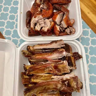 Roast Duck and Ribs