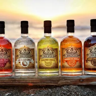 Five amazingly smooth flavors of rum