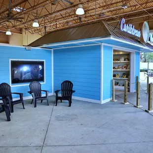 the outside of the building