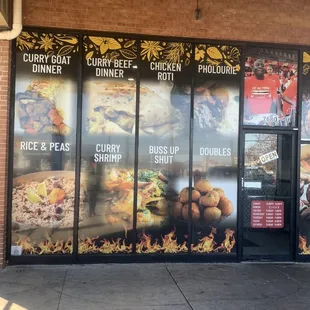 the front of the restaurant