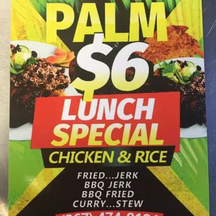 Don&apos;t have time to grab a whole platter, get a lunch special instead.