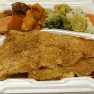 Whiting and yam