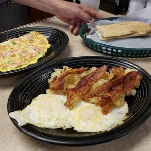 breakfast is a joy for under $5 at Carribean Cafe!