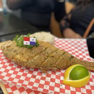 Red Snapper. Extra love for the PTY flag. If you know Panamanians you know we LOVE our flag!!!