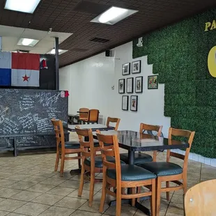 Front counter and dining area