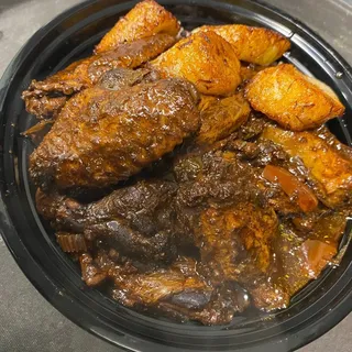 Brown Stew Chicken Bowl