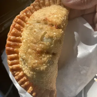 Curry chicken empanada