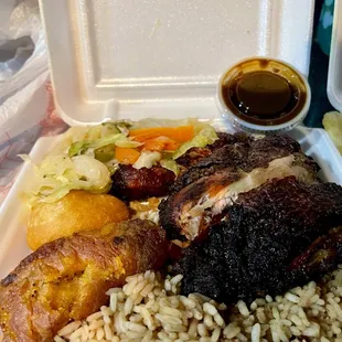 Small Jerk Chicken Plate