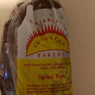 Spiced bun