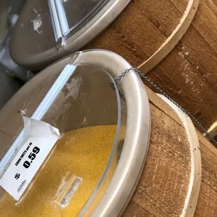 Purchase by the pound if you don&apos;t want larger sacks of cornmeal, beans, and such