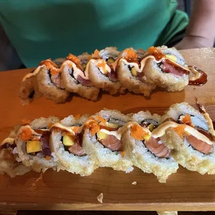 Caribbean tempura roll