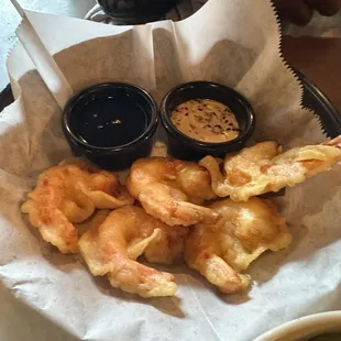 Shrimp tempura appetizer