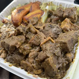 Curry goat small $16ish