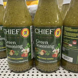 Green seasoning sauce from Trinidad ! Had to try it! $2.99. Update. It&apos;s really good! Herbal and not spicy.
