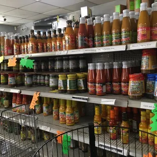 a woman shopping in a grocery store