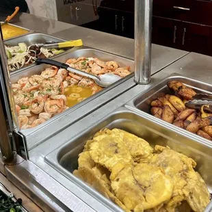 A sampling of food.