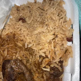 Rice and peas