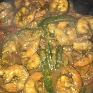 Curry shrimp