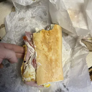 American Breakfast sandwich