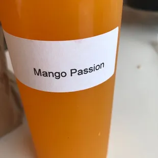 mango passion in a glass