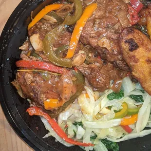 Brown stew chicken