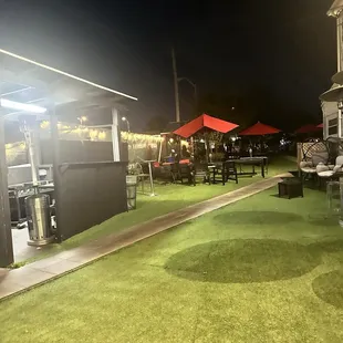 Outdoor seating area