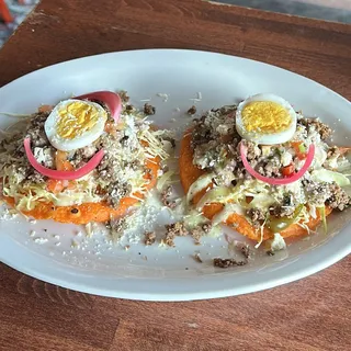 Enchiladas Tostadas