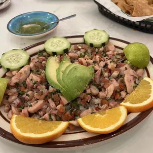 Octopus ceviche - ceviche de pulpo