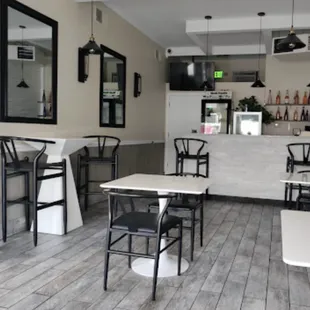 the interior of a restaurant