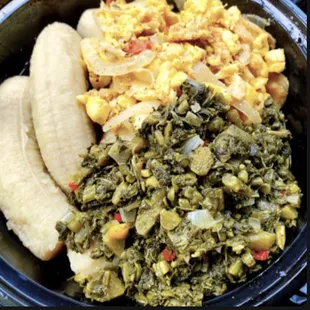 a close up of a bowl of food