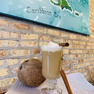 Coquito latte!! A customer favorite over the years!