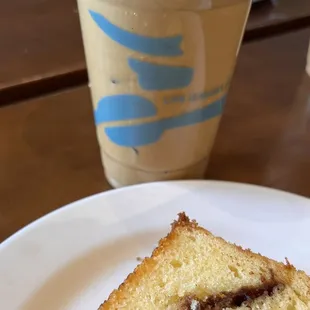 Cinnamon Coffee Cake &amp; Medium Iced Crafted Carmel Press