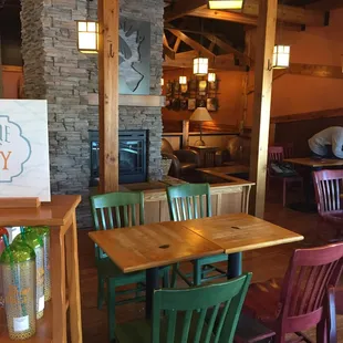 the interior of a restaurant