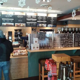 Caribou Coffee counter :-)