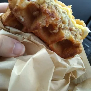 Maple waffle sammie