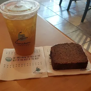 Tropical Green Tea with Banana Bread on 2 for $5 Tuesdays