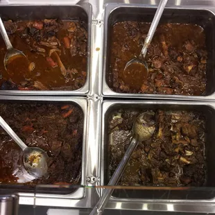 Meats... Oxtail and lamb stew