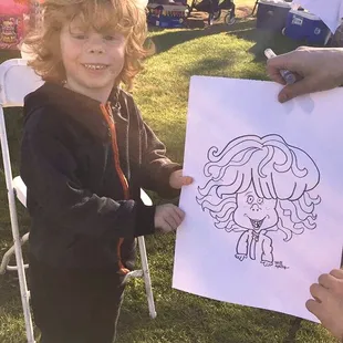 Nice little lad with some lovely locks.