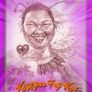 I found her flying around.