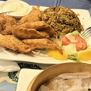 Fried F12. Breaded Shrimp with Pork Fried Rice