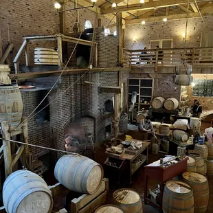 the interior of a carillon brewery