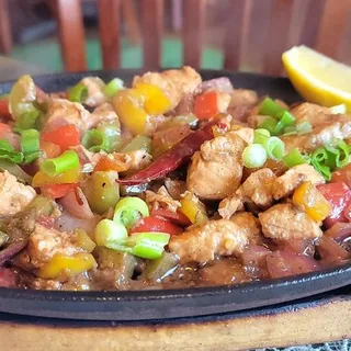 Salmon Sisig